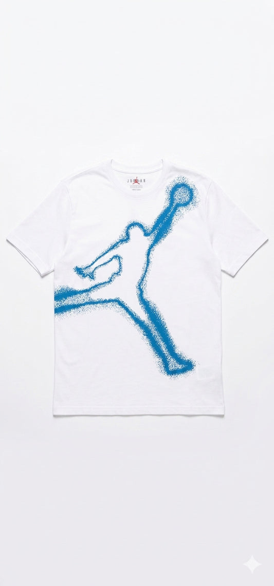 T-shirt con logo puntinato 95F599-001 JORDAN