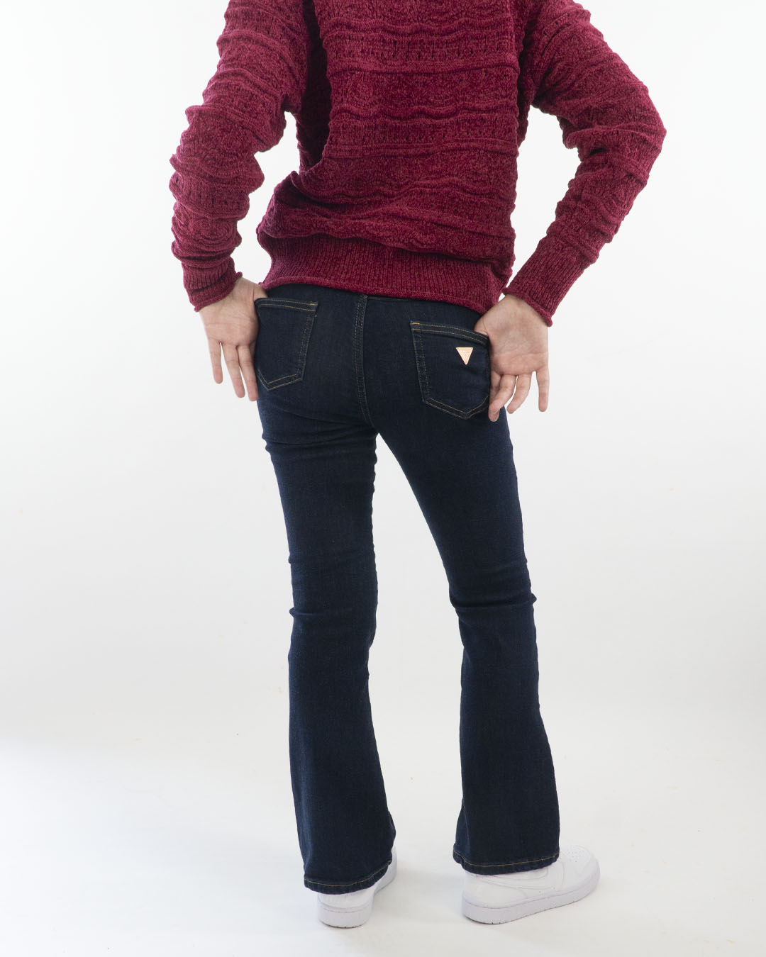 Jeans elasticizzato a zampa GUESS