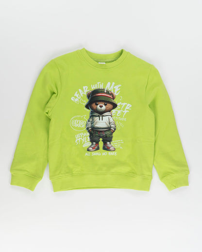 Tuta 2 pz. felpata con orsetto urban style I DO