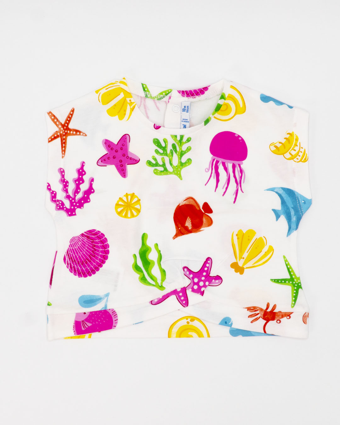 Completo 3 pz. con due t-shirt tema mare MAYORAL