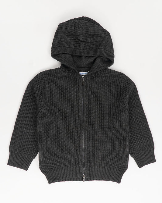 Cardigan con cappuccio e zip  MAYORAL