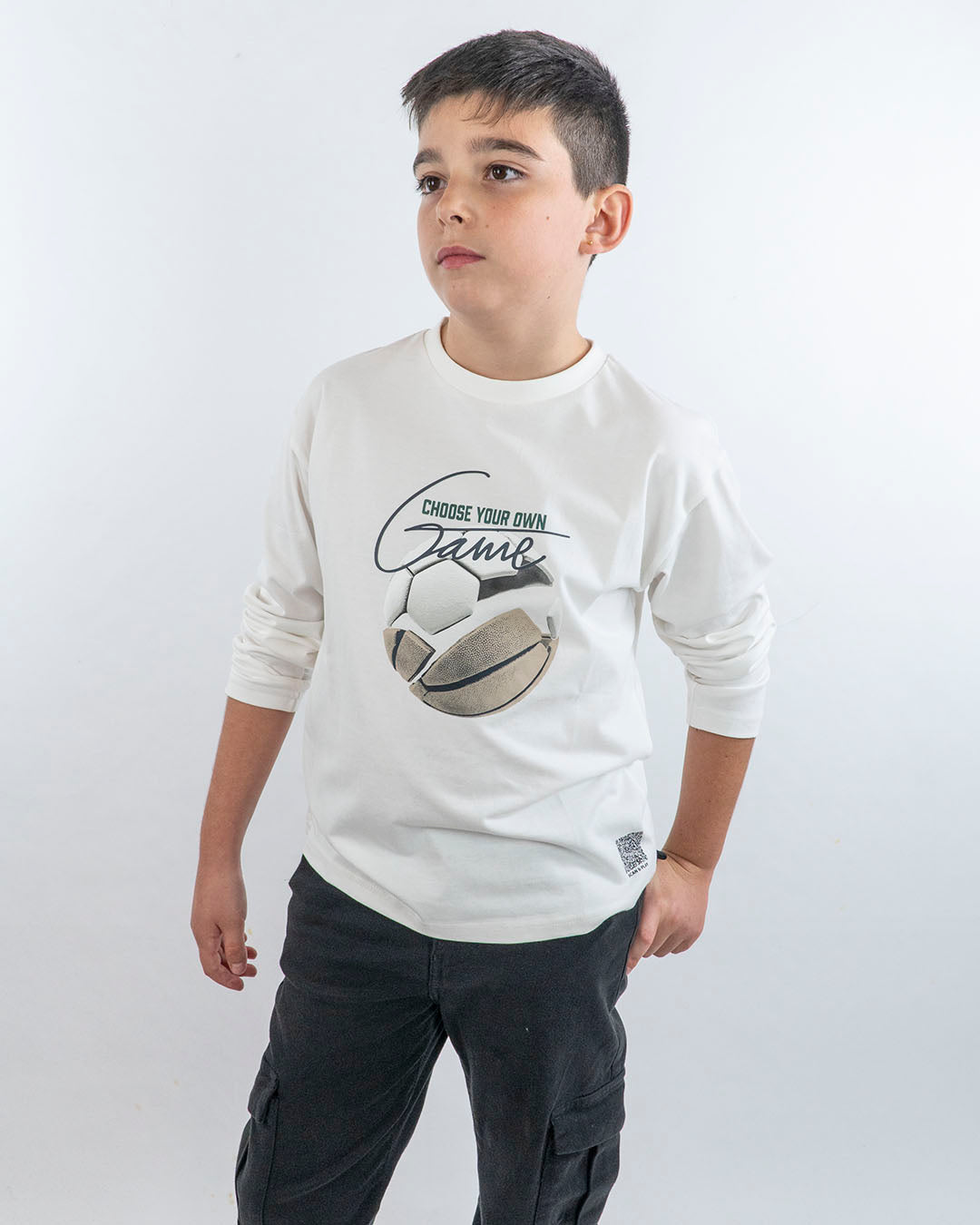 T-shirt manica lunga con palloni MAYORAL