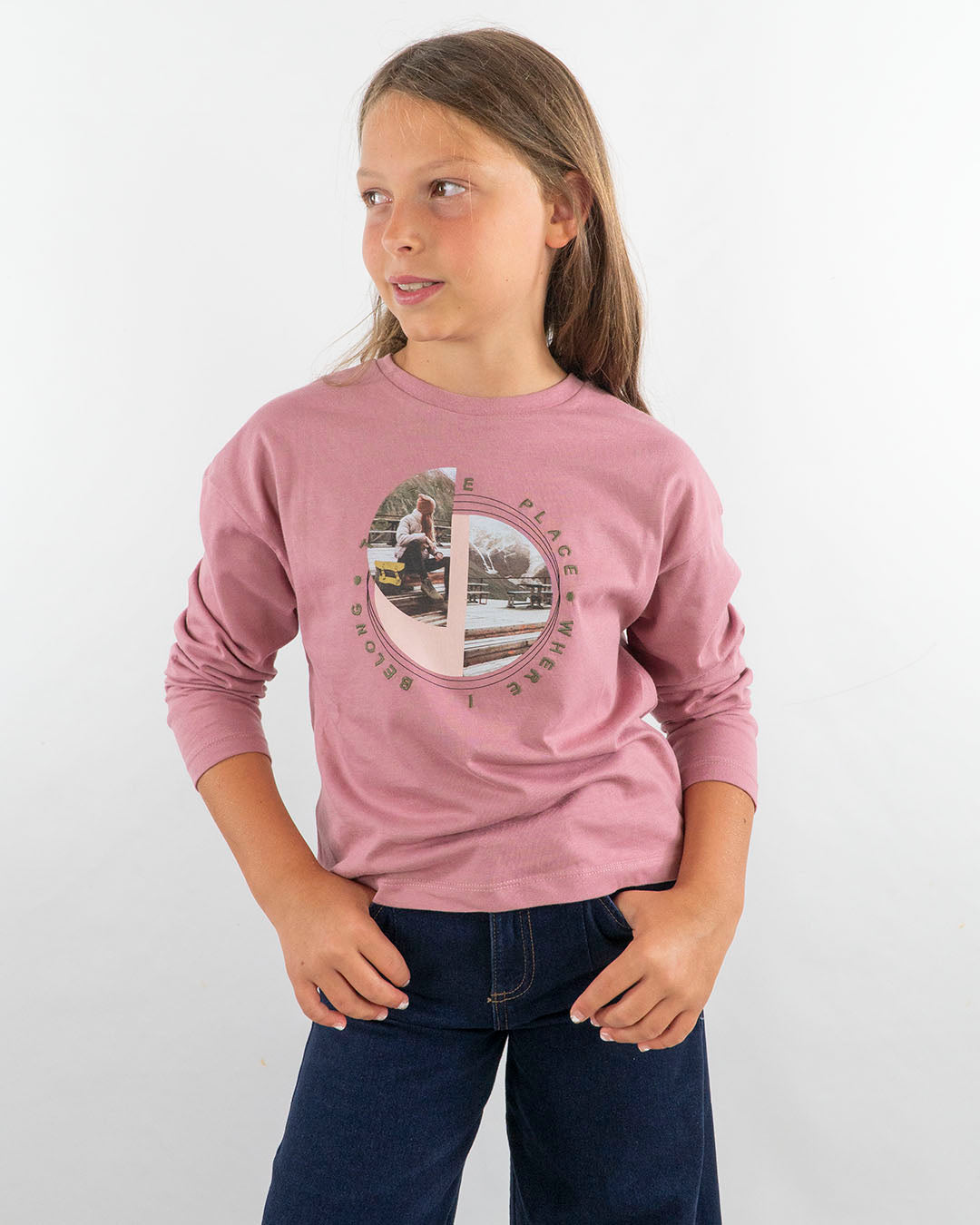 T-shirt manica lunga con fotografia MAYORAL