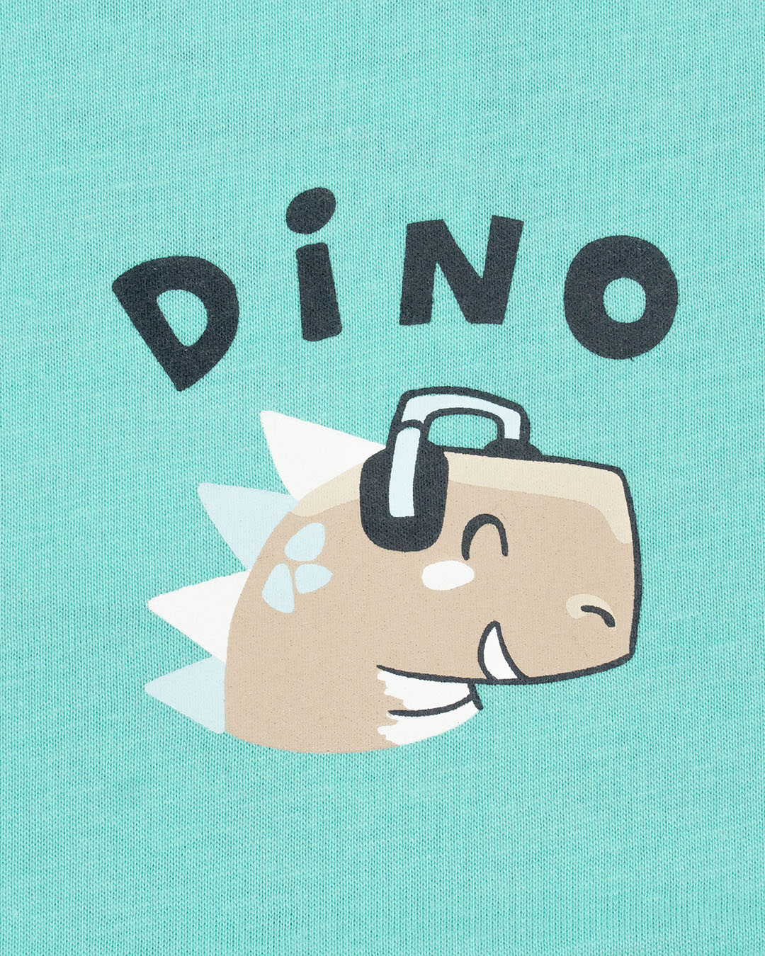 T-shirt con dinosauro con cuffie MAYORAL