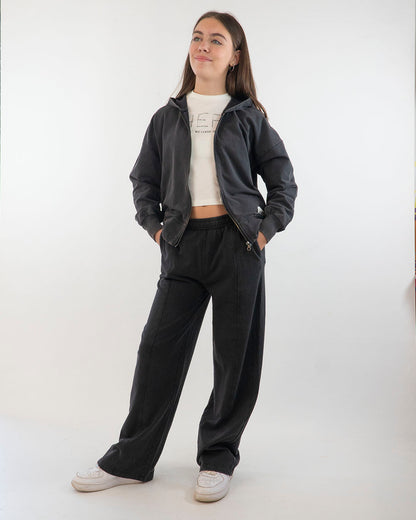 Pantaloni felpati a gamba larga I DO