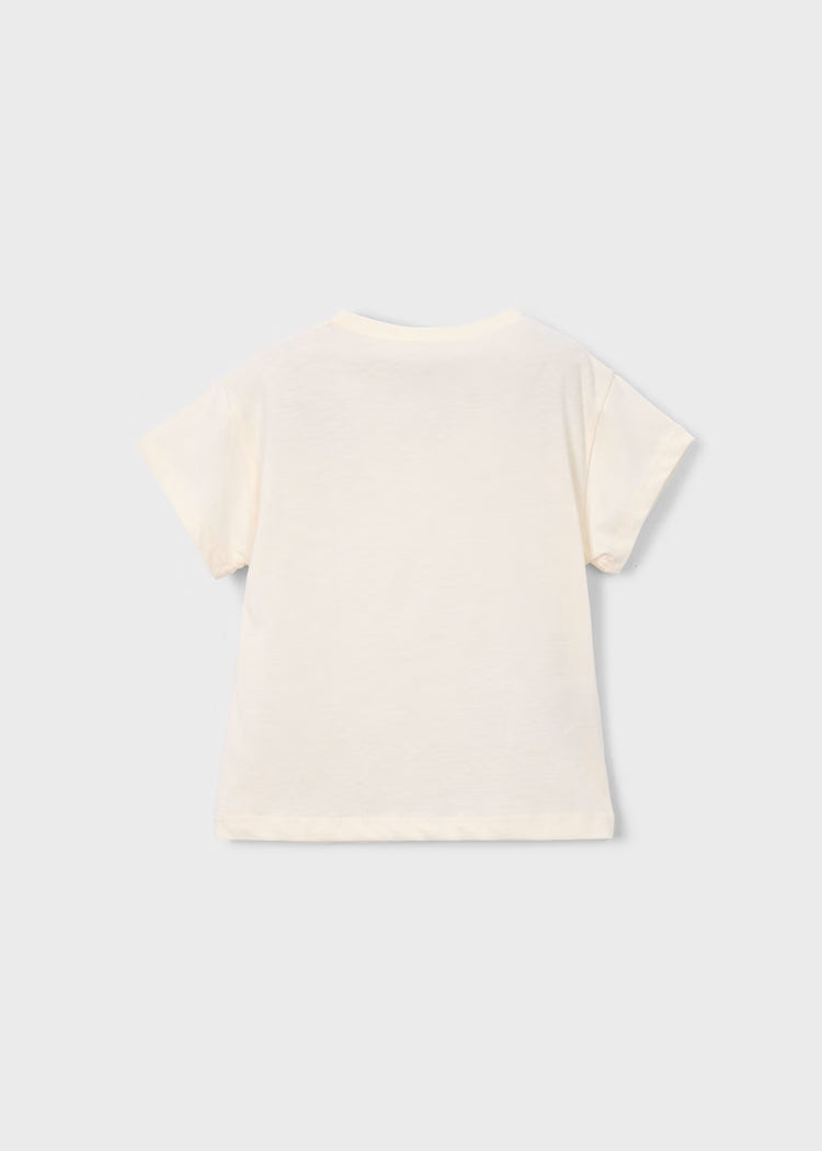 T-shirt manica corta con ragazza MAYORAL