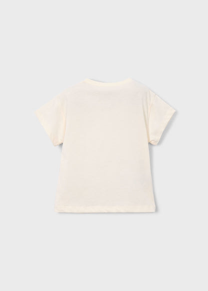 T-shirt manica corta con ragazza MAYORAL