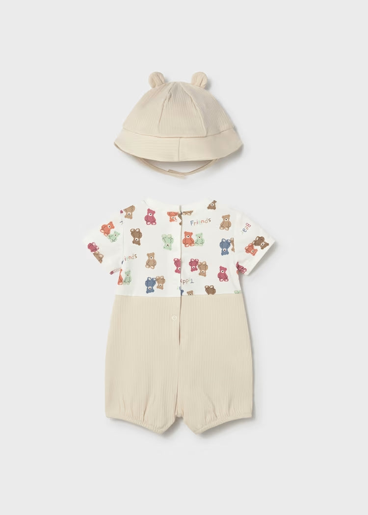 Tutina finta salopette con cappello MAYORAL