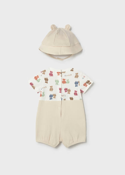 Tutina finta salopette con cappello MAYORAL