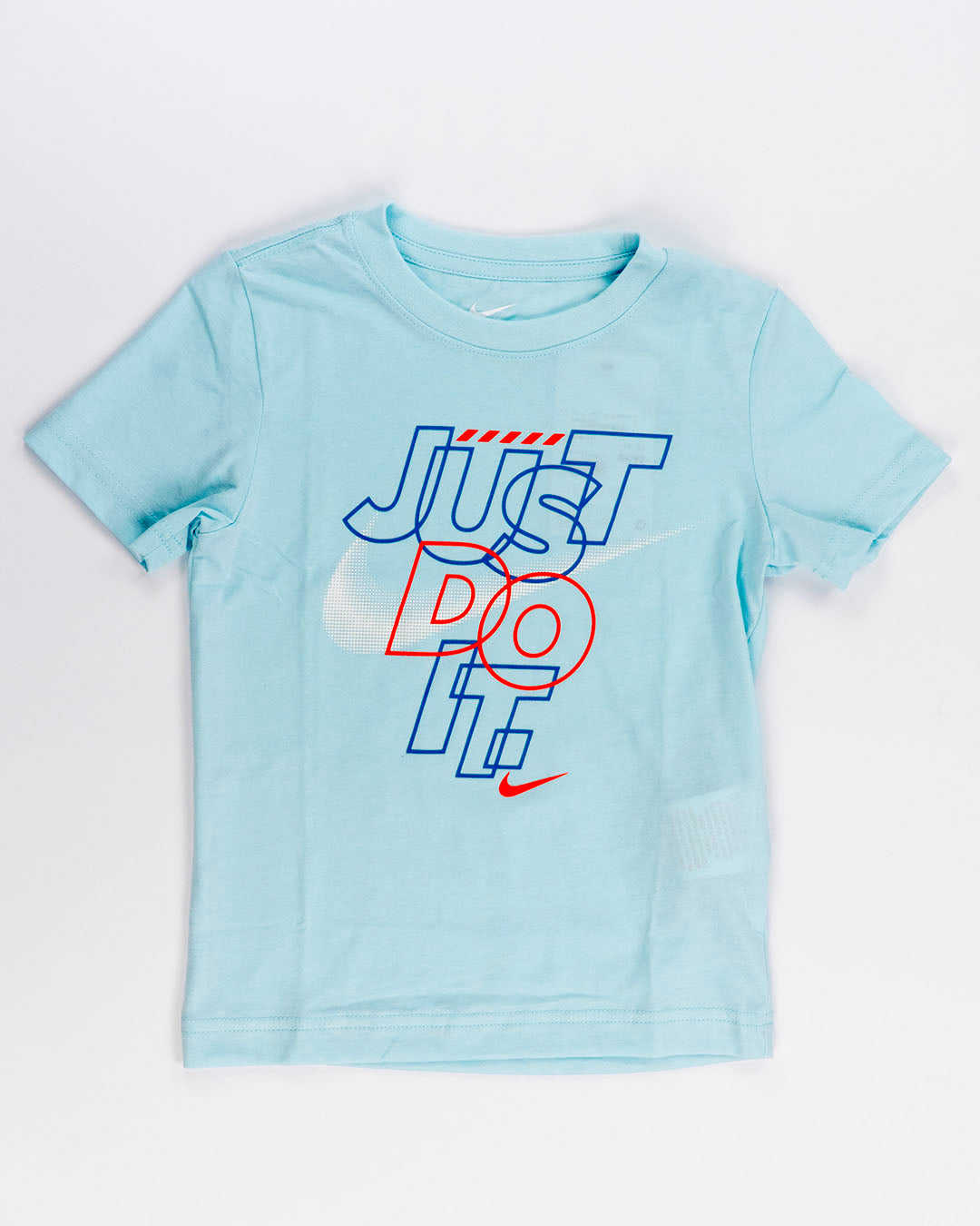 Completo 2 pz. con pantaloncino azzurro NIKE