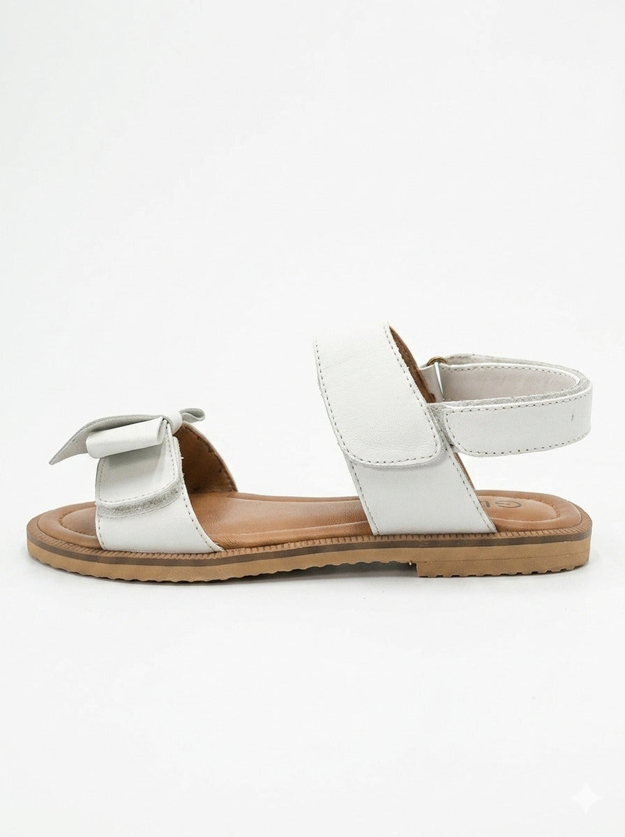 Sandalo in pelle con fiocco art.SA1980-05 GRUNLAND