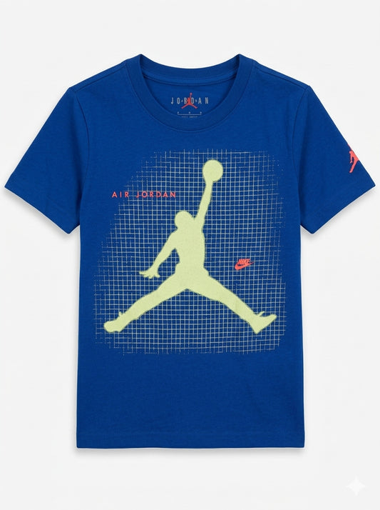T-shirt con logo quadrettato art.95F634-U89 JORDAN