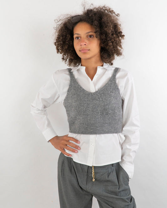 Gilet in maglia a costine I DO