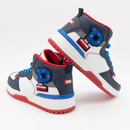 Scarpe alte bicolor con zip laterale PRIMIGI