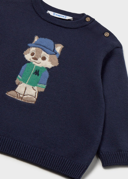 Maglione con animaletto art.2.377-086 MAYORAL