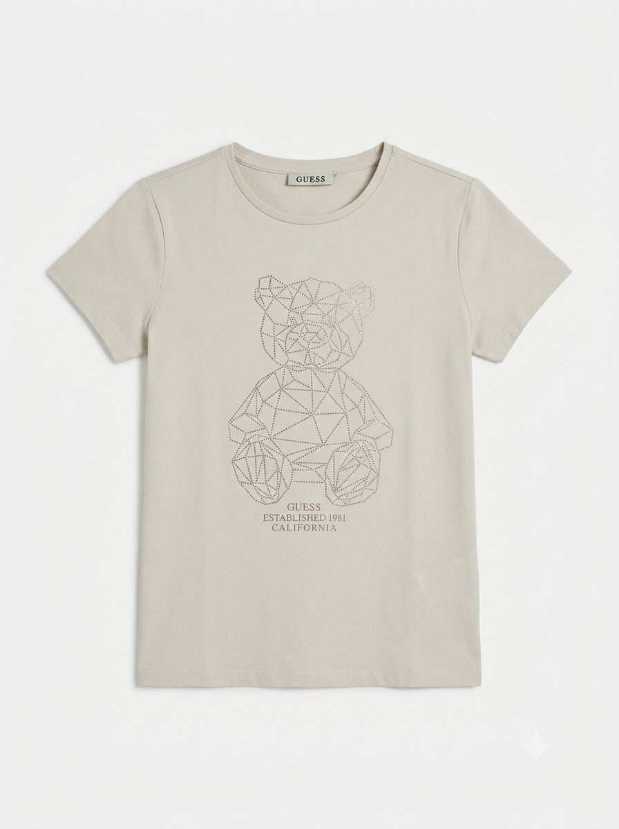 T-shirt con strass J6GI41J1314-G056 GUESS