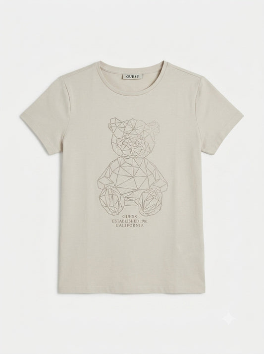 T-shirt con strass J6GI41J1314-G056 GUESS