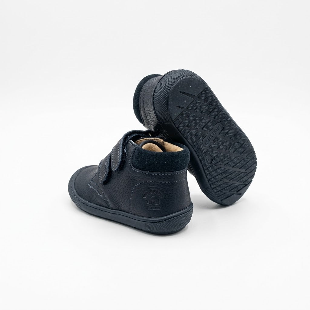 Scarpe primipassi in pelle con punta rinforzata