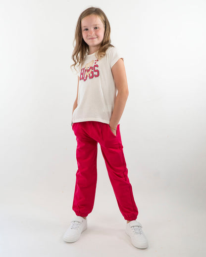 Tuta 3 pz.a peso medio con scritta glitterata I DO