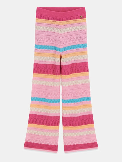 Pantaloni crochet a palazzo J6GB04Z5480-S40Q GUESS