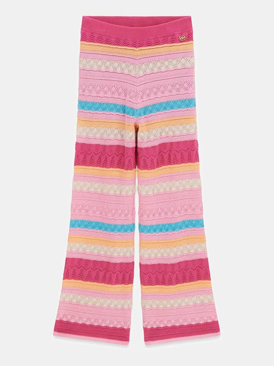 Pantaloni crochet a palazzo J6GB04Z5480-S40Q GUESS