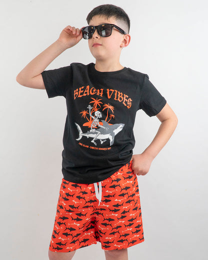 T-shirt manica corta con scheletro I DO