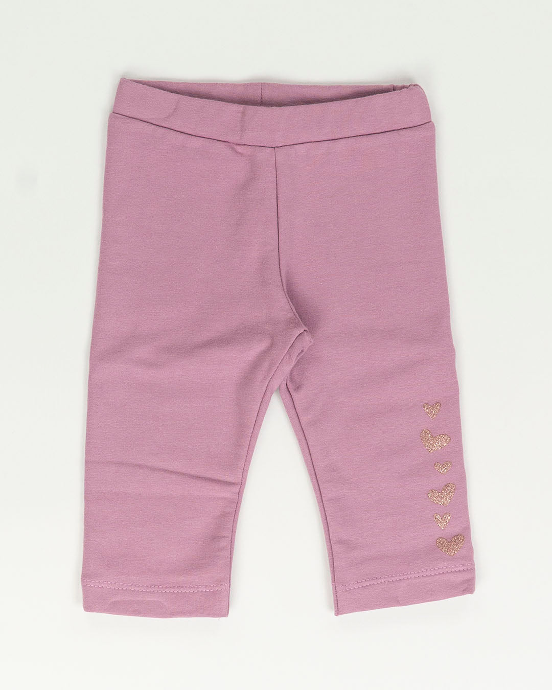 Completo 3 pz. felpato con cuoricini MELBY