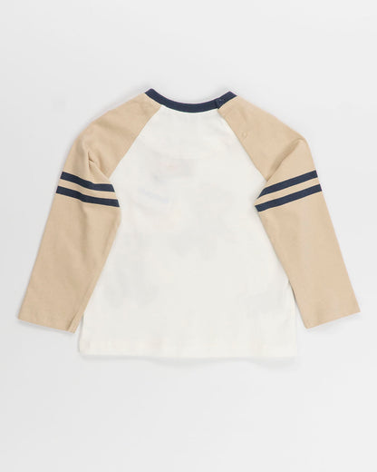 T-shirt manica lunga  con orsetti cestisti MAYORAL