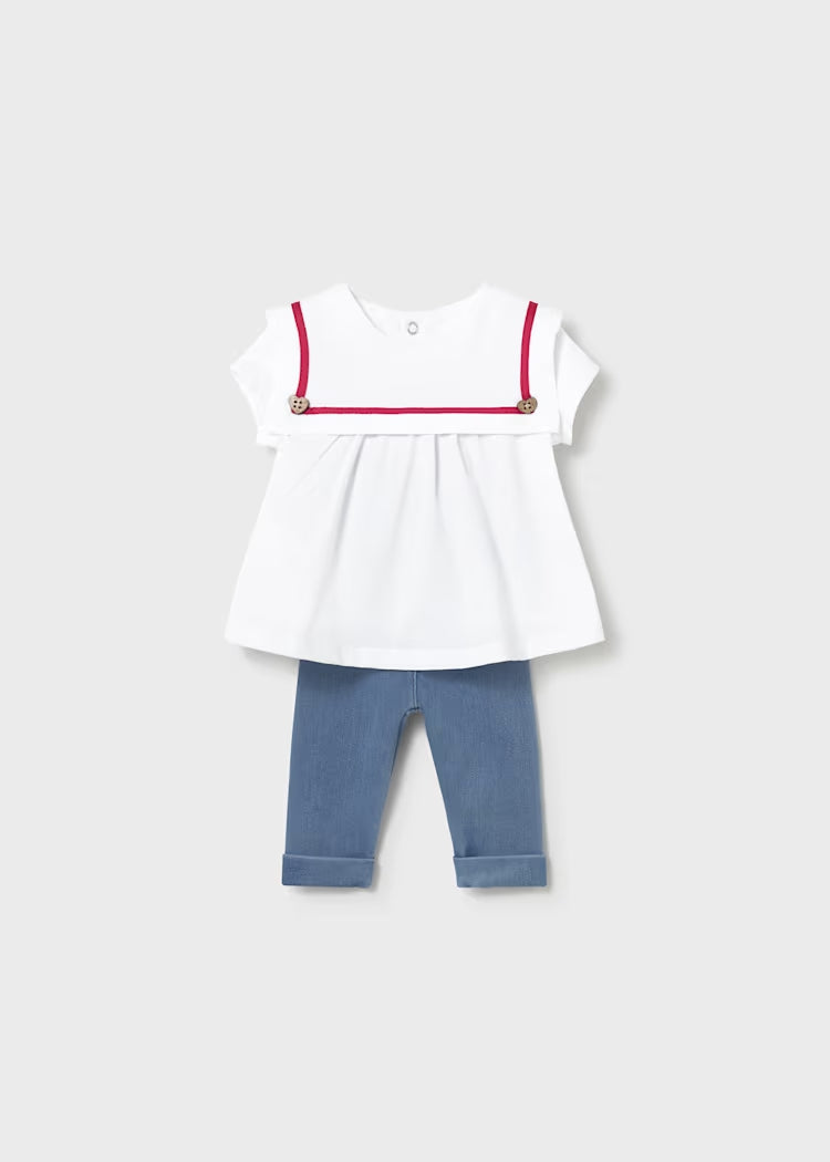 Completo 2 pz. con legging in jeans MAYORAL