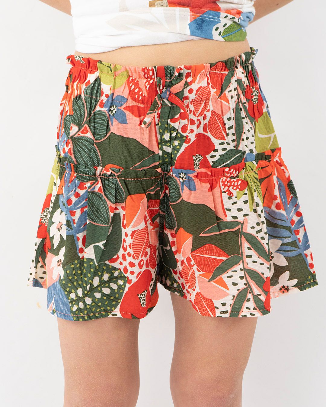 Gonna pantalone fantasia