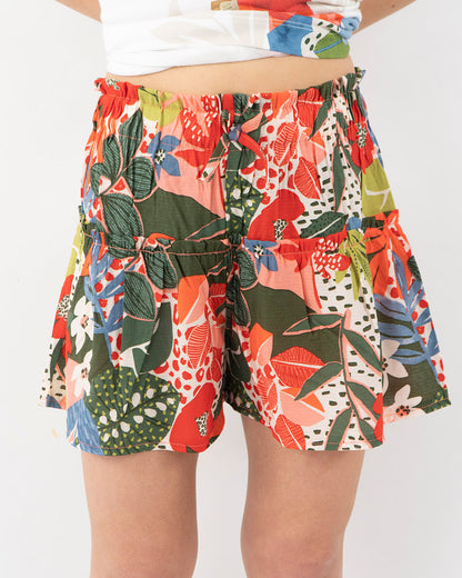 Gonna pantalone fantasia