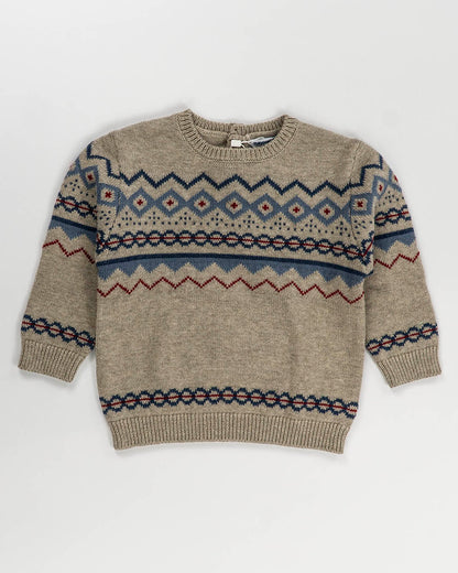 Maglione misto lana con disegni geometrici MAYORAL