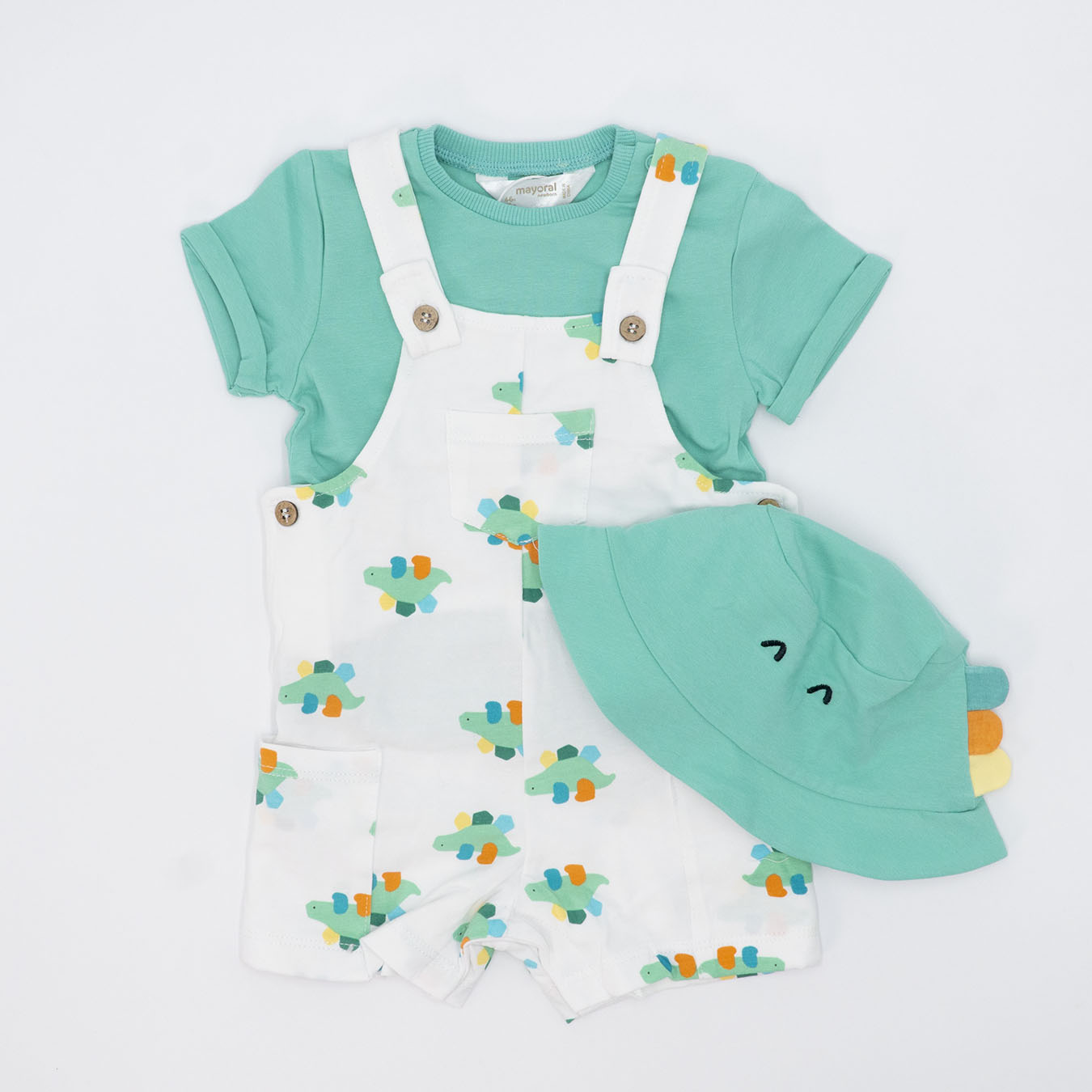 Completo 3 pezzi con dinosauri e cappello MAYORAL