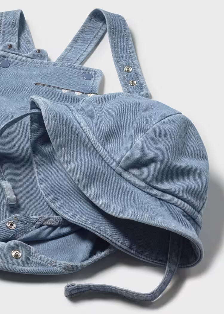 Salopette jeans e cappello art.1650-029  MAYORAL