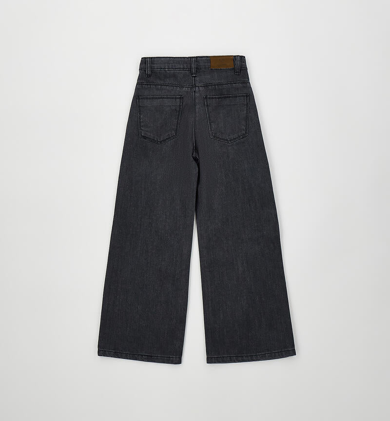 Jeans larghi con strass art.0.H450-7996 SARABANDA