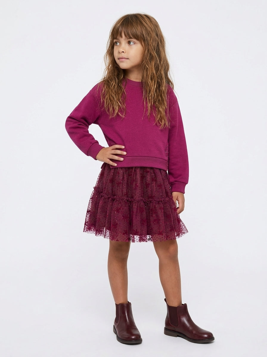 Completo con gonna in tulle art.4.934-60 MAYORAL