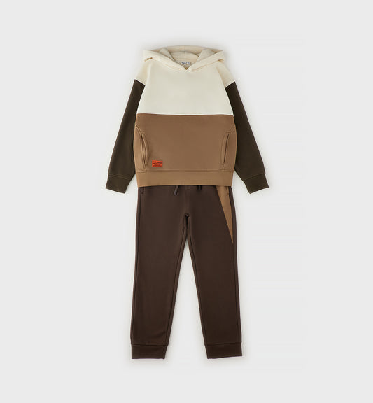 Tuta felpata con cappuccio art.4.H806-0854 I DO
