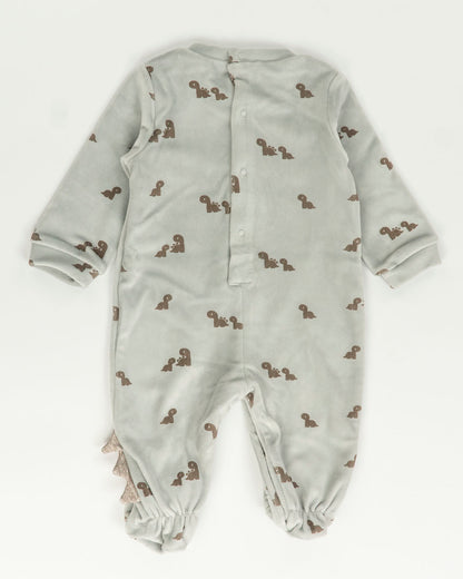 Tutina in ciniglia con baby dinosauri MELBY