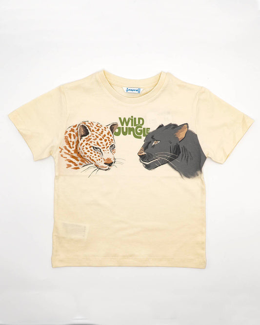 T-shirt manica corta wild jungle