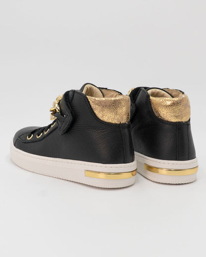 Scarpe alte in pelle con catena dorata PRIMIGI