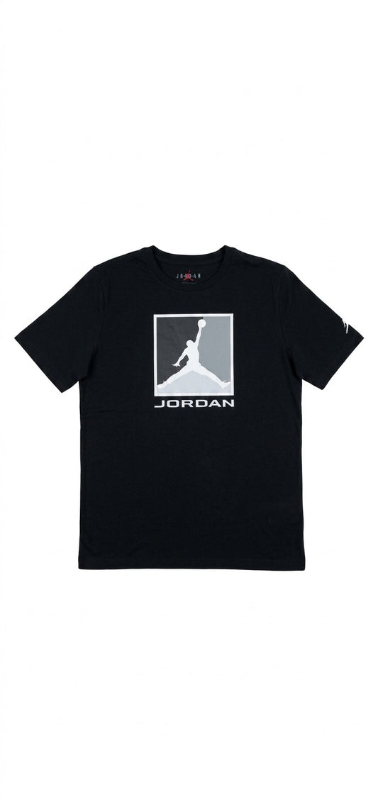 T-shirt manica corta con logo quadrato JORDAN