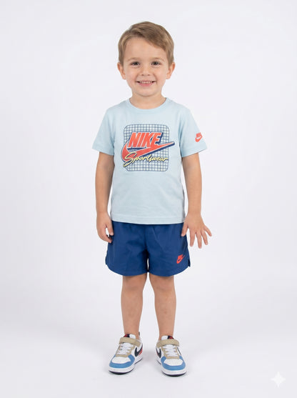 Completo 2 pezzi con pantaloncino sintetico NIKE