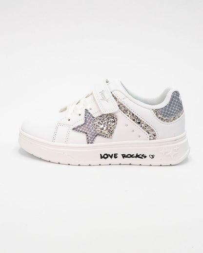 Scarpe con cuore glitter e stella PRIMIGI