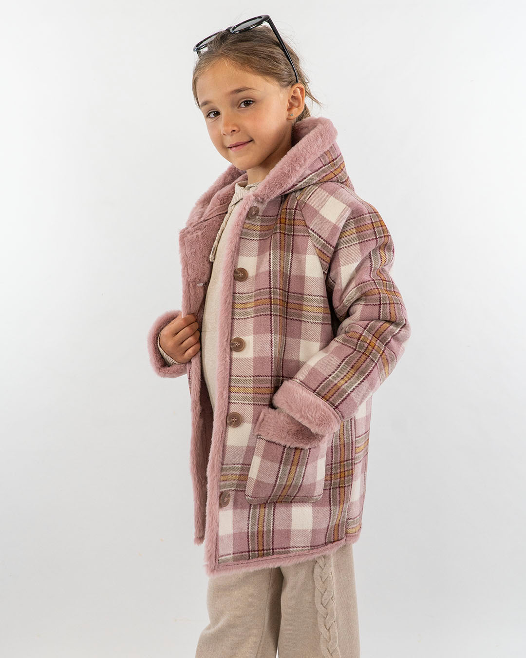 Cappotto double face a quadri MAYORAL