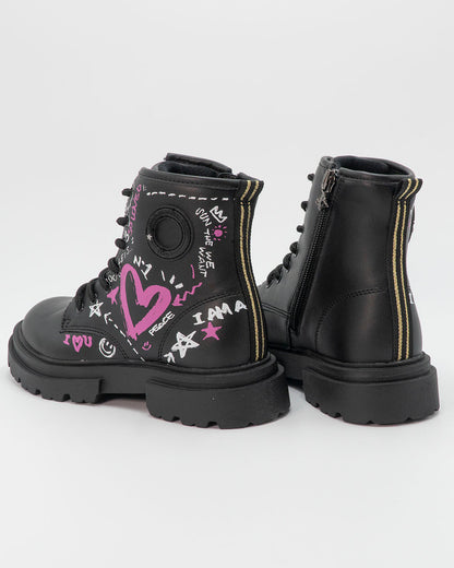 Anfibio a fantasia con lacci e zip PRIMIGI