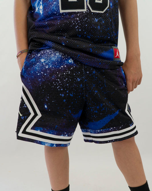 Pantaloncino tipo basket con cielo stellato JORDAN
