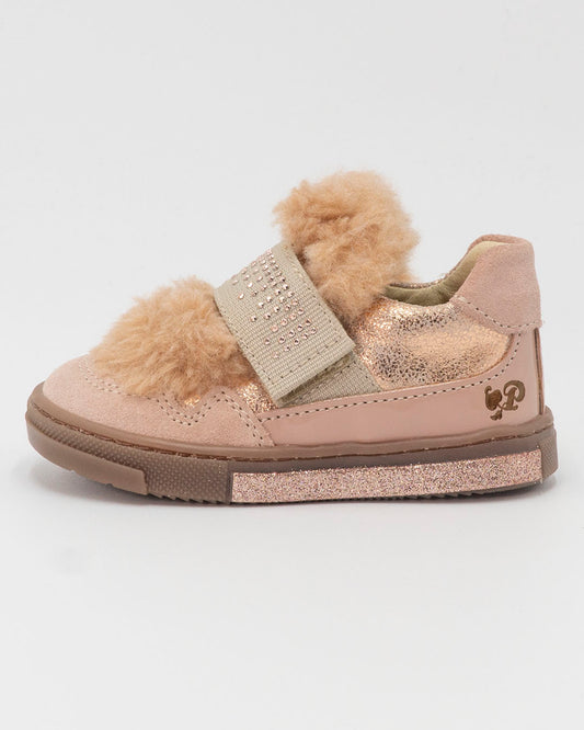 Scarpe in pelle con inserto in pelo PRIMIGI