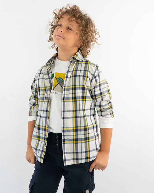 Camicia a quadri in cotone MAYORAL