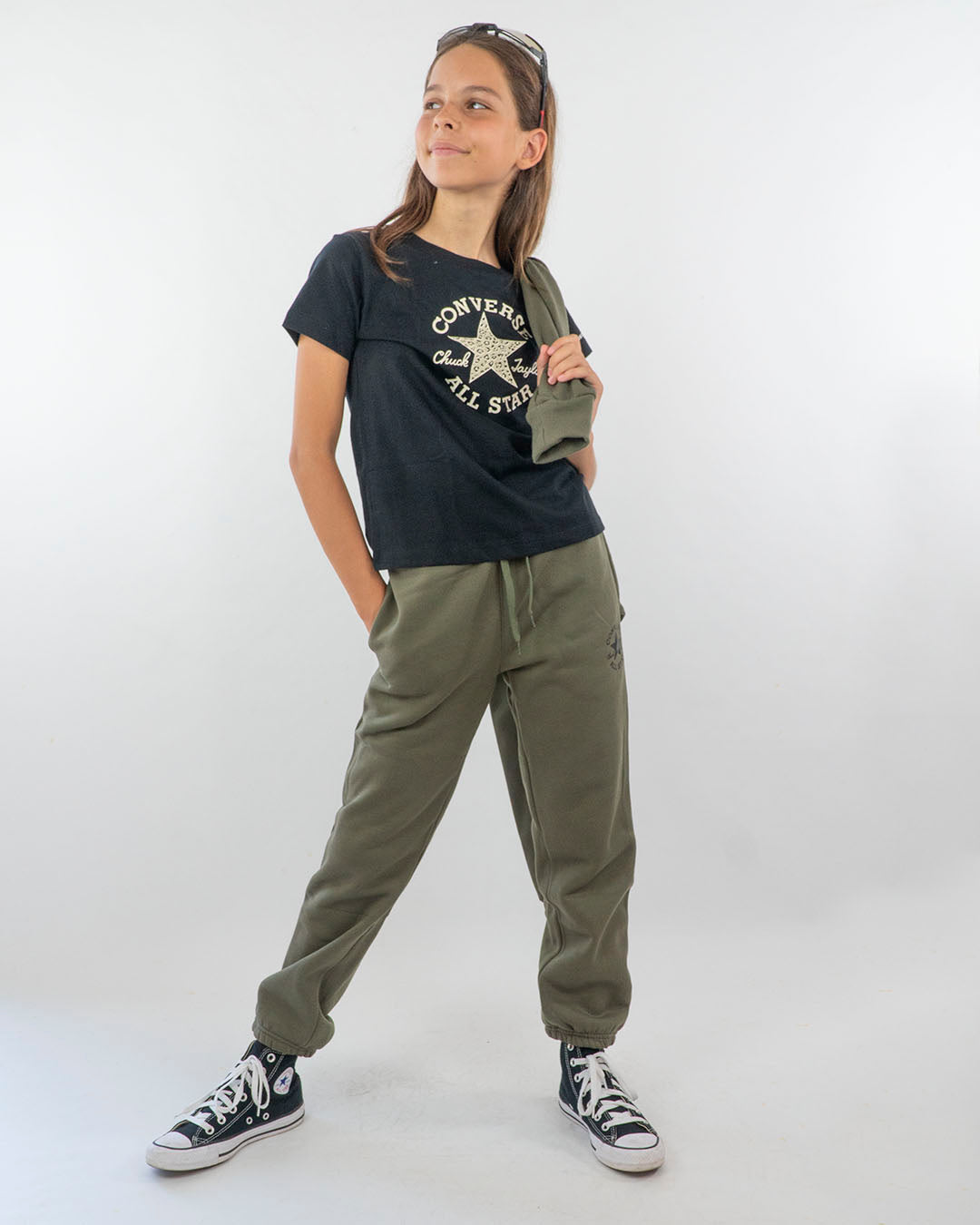 Pantaloni in felpa basici CONVERSE