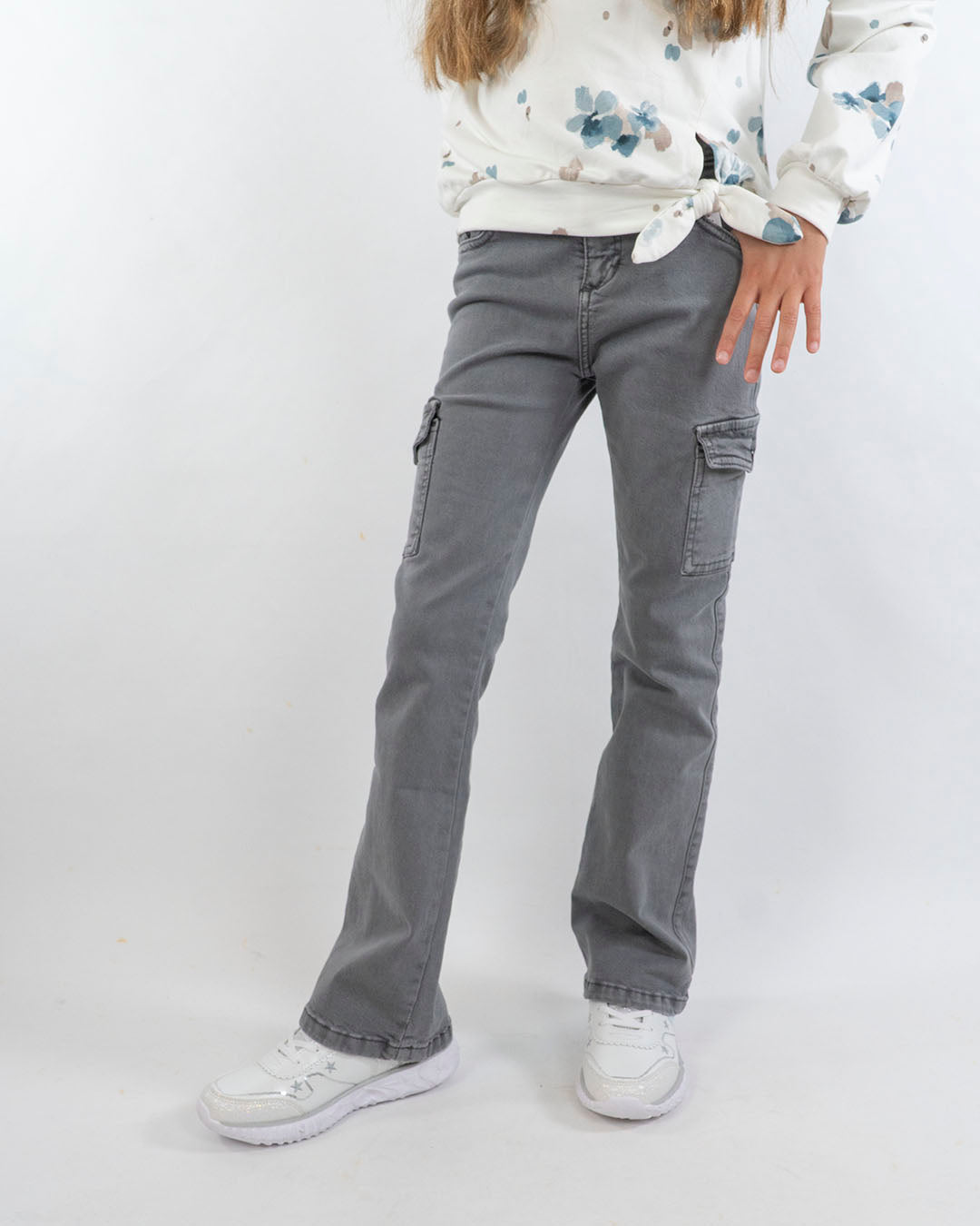 Jeans cargo a zampa MAYORAL